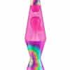 14.5″ Tie Dye Pink Spiral LAVA Lamp