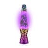 Make Your Own Lava Lamp - Purple Lamp with Leopard Design Glowing