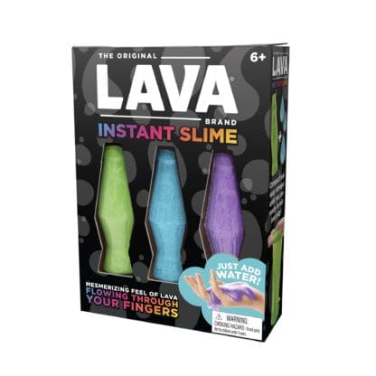 Lava Instant Slime - Package Angle Left - Green, Blue, Purple