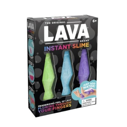 Lava Instant Slime - Package Angle Right - Green, Blue, Purple